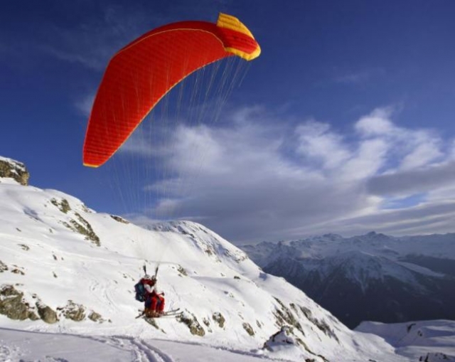  Parapenle biplaza en Valmorel